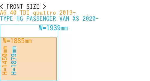 #A6 40 TDI quattro 2019- + TYPE HG PASSENGER VAN XS 2020-